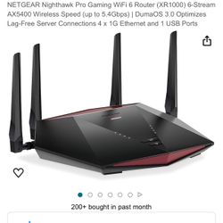 Nighthawk Pro Gaming WiFi 6 Router