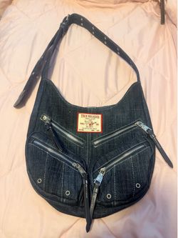 True Religion denim crossbody bag