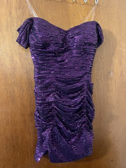 Purple Mini Dress 