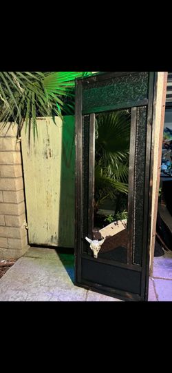 western gothic handmade mirror