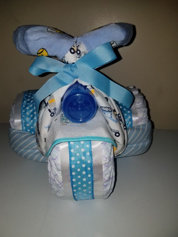 Diaper Tricycle for Baby shower/Newborn Gift