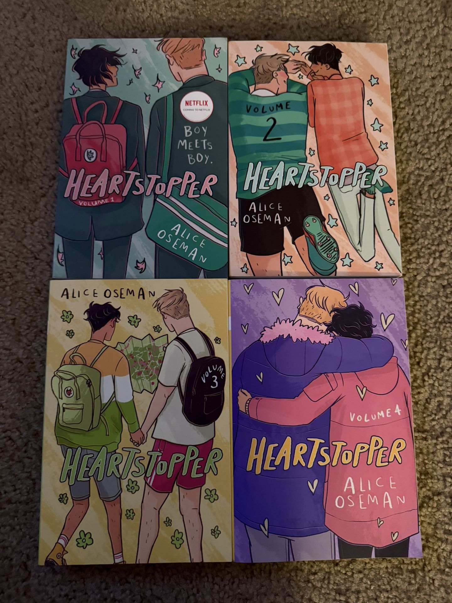 Heartstopper Books 1-4