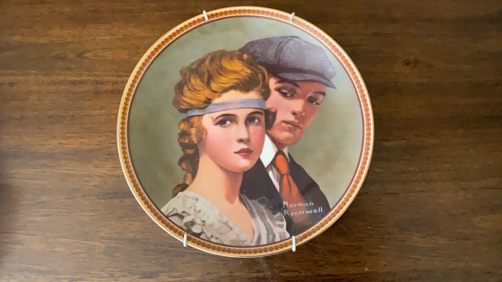 Norman Rockwell plate
