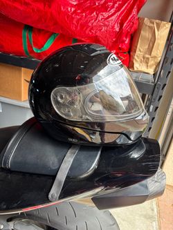 Motorcycle helmet black HJC