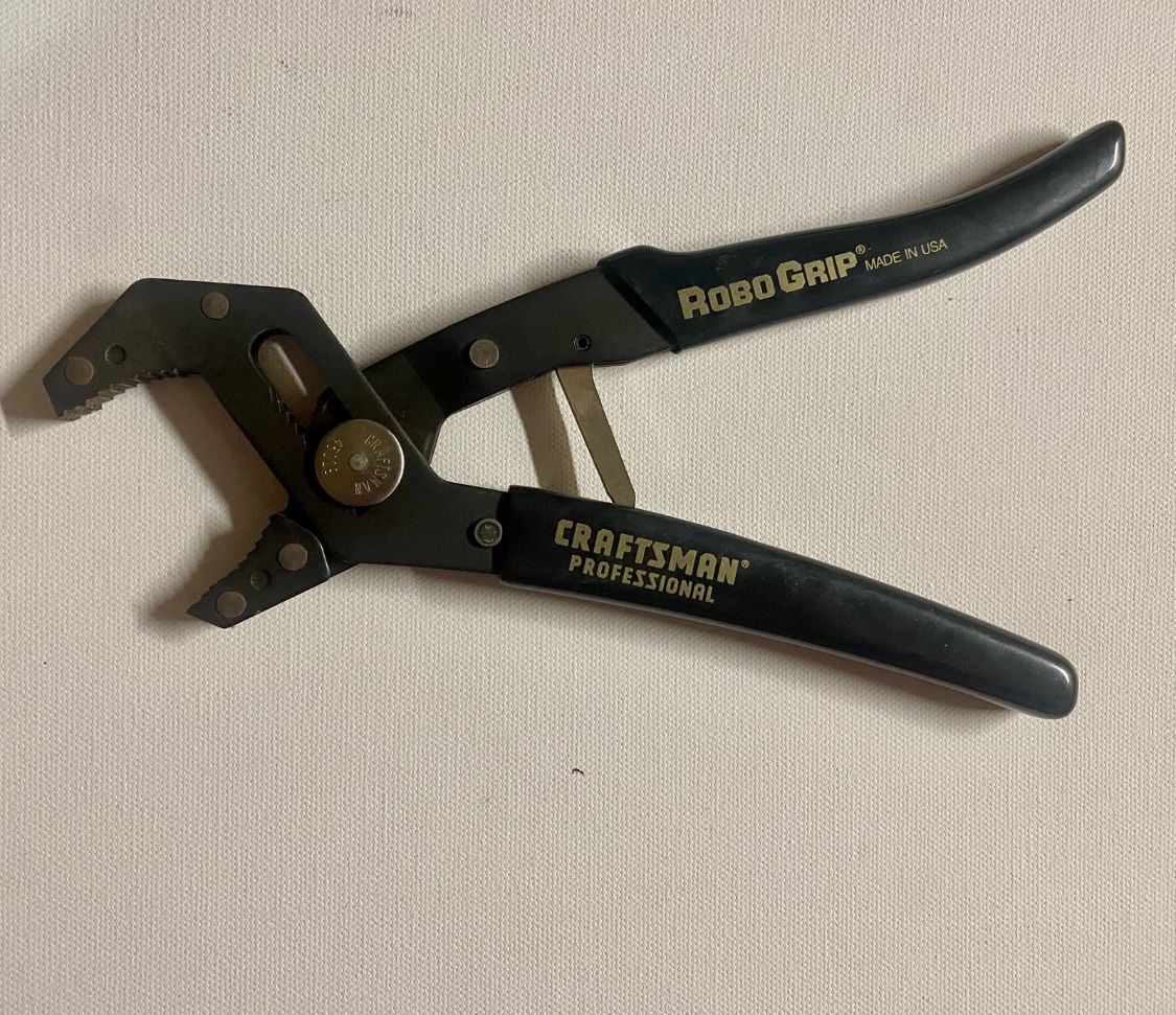 Craftsman Professional Robo Grip Pliers, Robogrip Pliers, 9” Excellent Used Cond