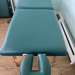 Teal Oakworks Massage Table (2 available)