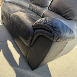 Black Leather Couches