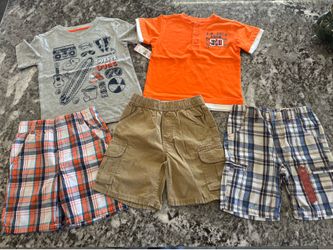Toddler Boy Shirts and Shorts Size 3T and 4T