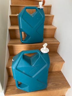 2 Reliance 7 gallon water containers for camping etc