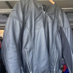 Alpine Stars Leather Paded Jacket 