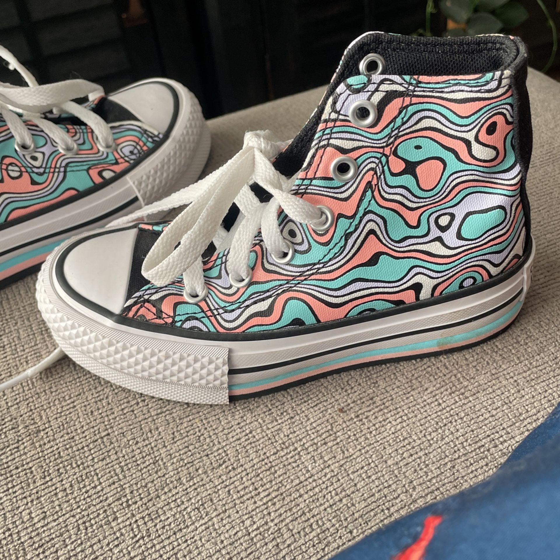 Converse Kids Girl Brand New Chuck Taylor Multicolor