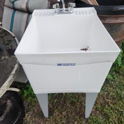Utility  Sink With Faucet...