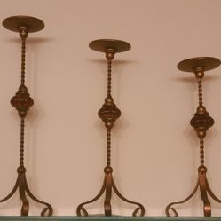 3 Pc Candles Holder 