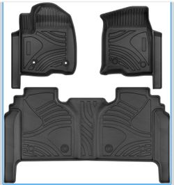 AUTOSAVER88 Floor Mats Fit for 2019-2026 Chevy Silverado 1500/GMC Sierra 1500, Car Mats Fit for 2020
