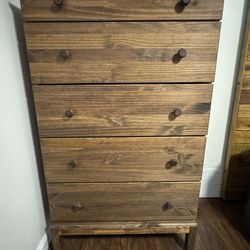 IKEA Tarva 5 drawer dresser - hand stained