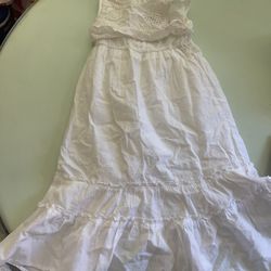 White Dress Little Girl 5T