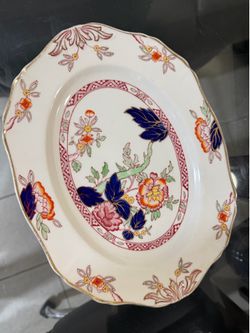 Vintage Alfred Meakin Glenagles England Oval Serving Platter Single Piece