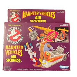 VINTAGE 1986 KENNER THE REAL GHOSTBUSTERS HAUNTED VEHICLES AIR SICKNESS MIB