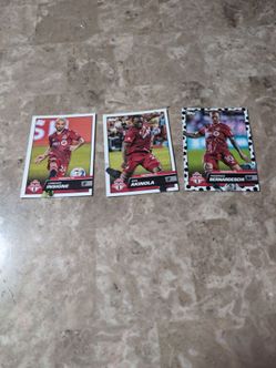 Topps Toronto FC MLS Trading Cards Lot of 3