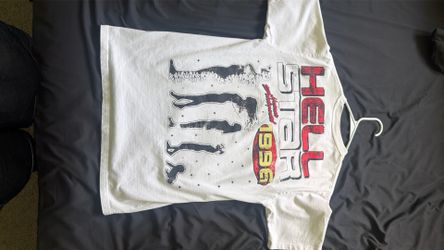 Hellstar red n white t shirt