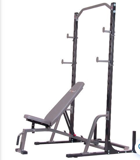 Body Champ 2-Piece Power Rack with Weight Bench "BRAND NEW IN BOX"