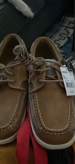Men's Tan Boat Shoes Size 9.5