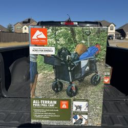 Ozark Trail All-Terrain Foldable Push Pull Wagon