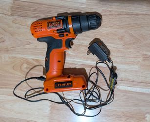 Black& Decker cordless drill