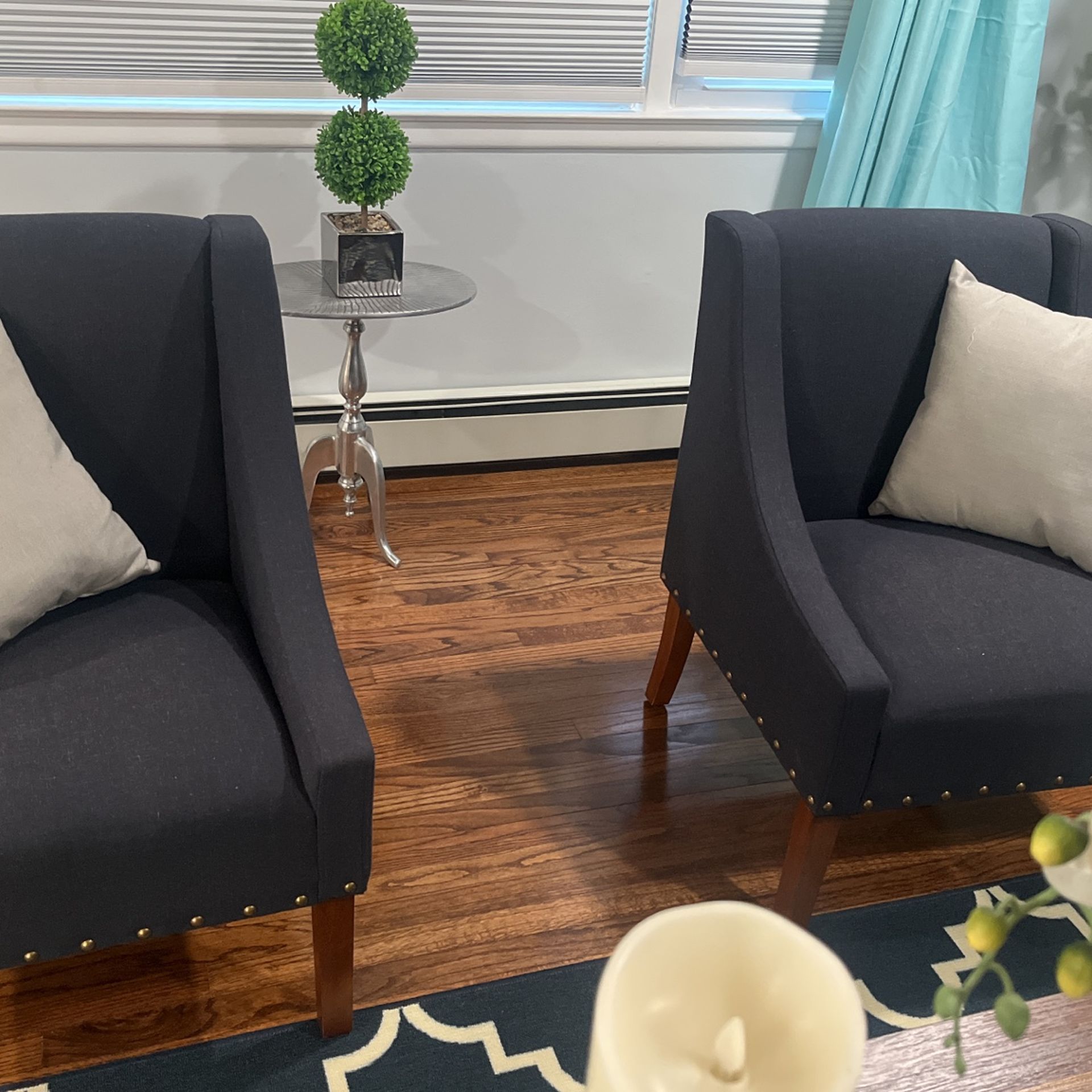 2 Accent Chairs 