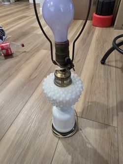 Antique Old Milk Lamp 