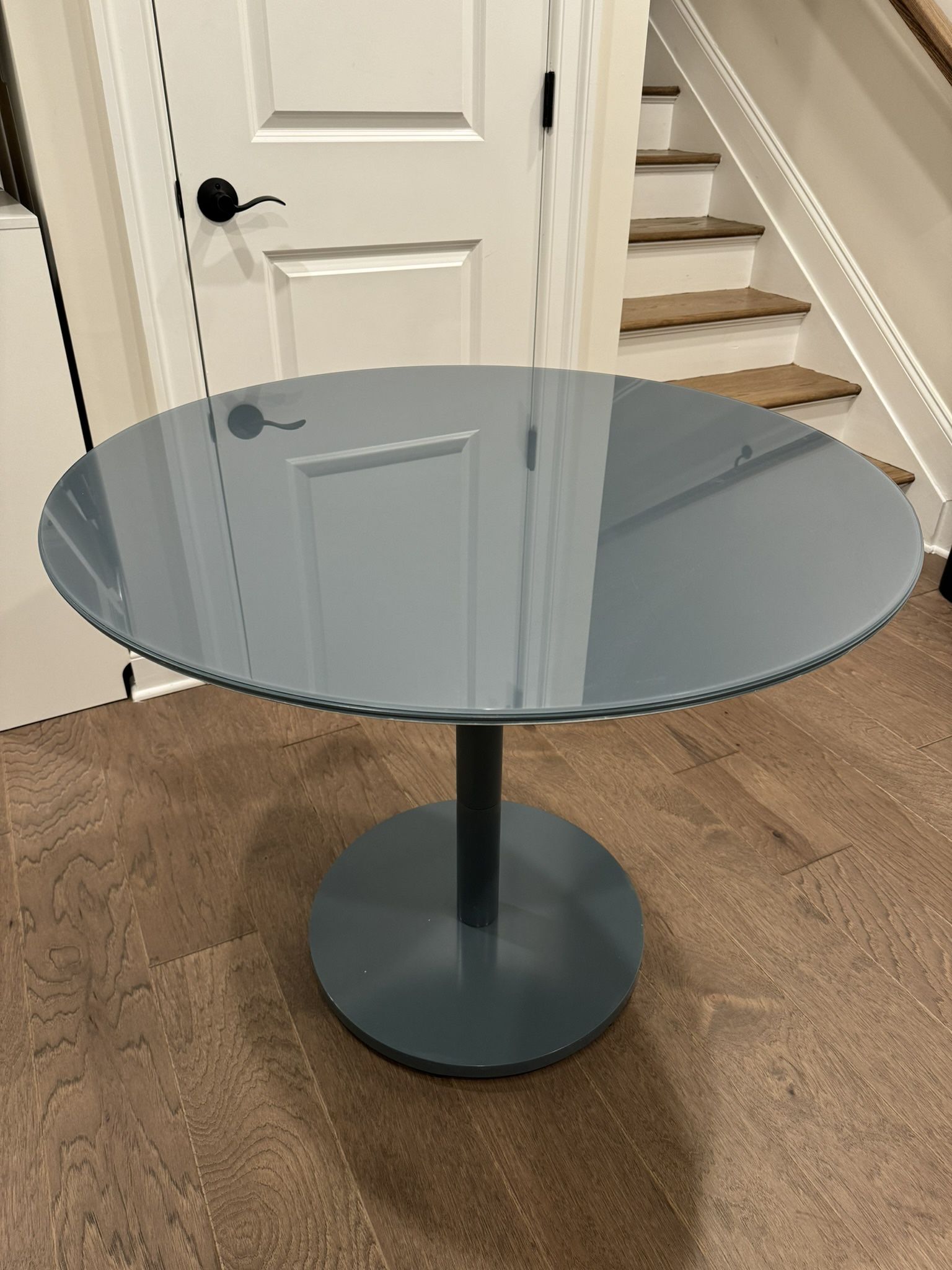 West Elm round dining table