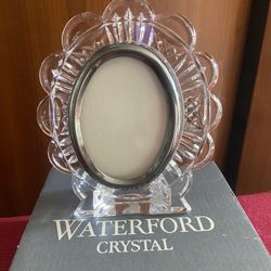 WATERFORD CRYSTAL VINTAGE OVAL FRAME 