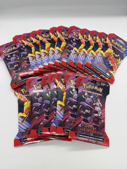 (20) Sleeves Destined Rivals/Rivales Predestinados Pokémon TCG Spanish/Español