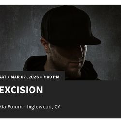 Kia Forum: Excision 3/7 Saturday (Floor Ticket)