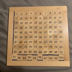 Mini Montessori Hundred Board