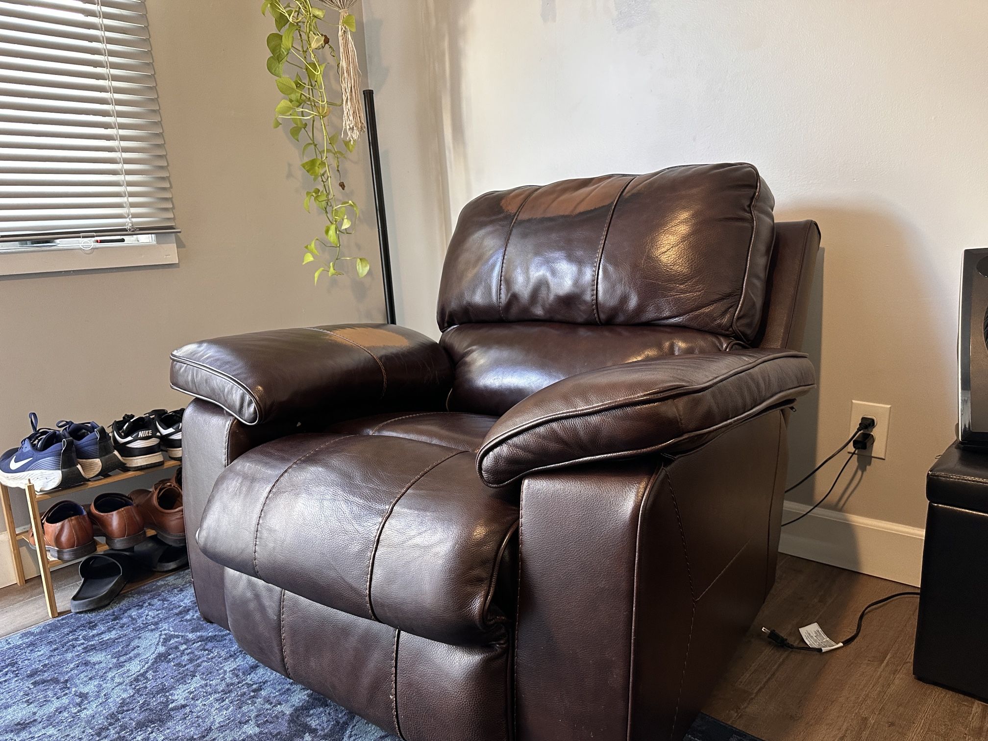 Electric Leather Recliner