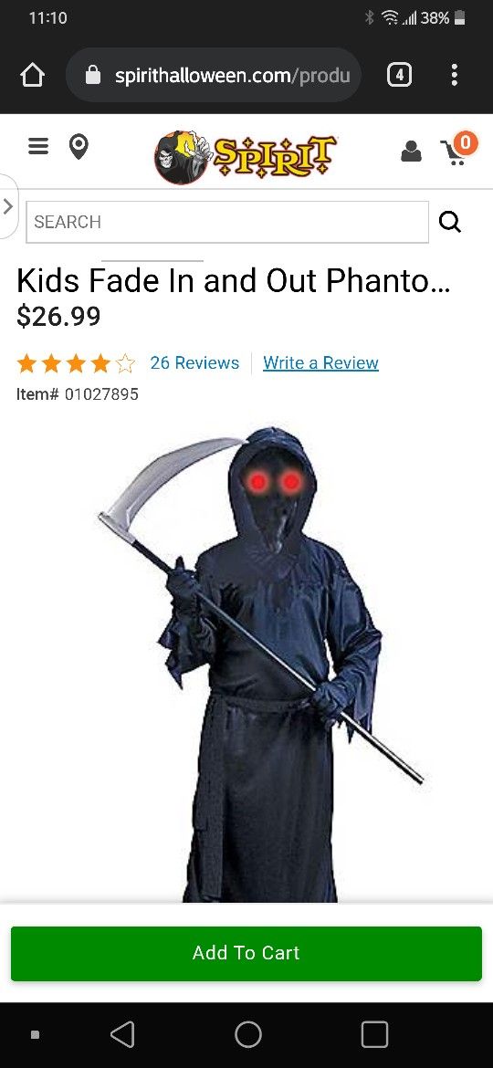 Phantom Costume