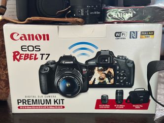 Canon Rebel T7 premium bundle with extras