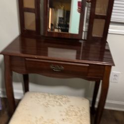 Vanity And Stool
