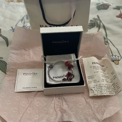 Pandora Bracelet With Charms Included 