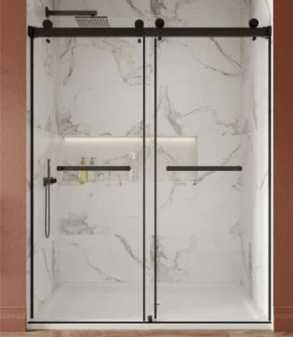 NEW :: DeerValley framless sliding shower door:: in the Box ::