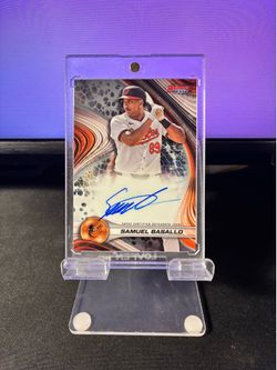 Samuel Basallo Bowman Best Rookie Auto