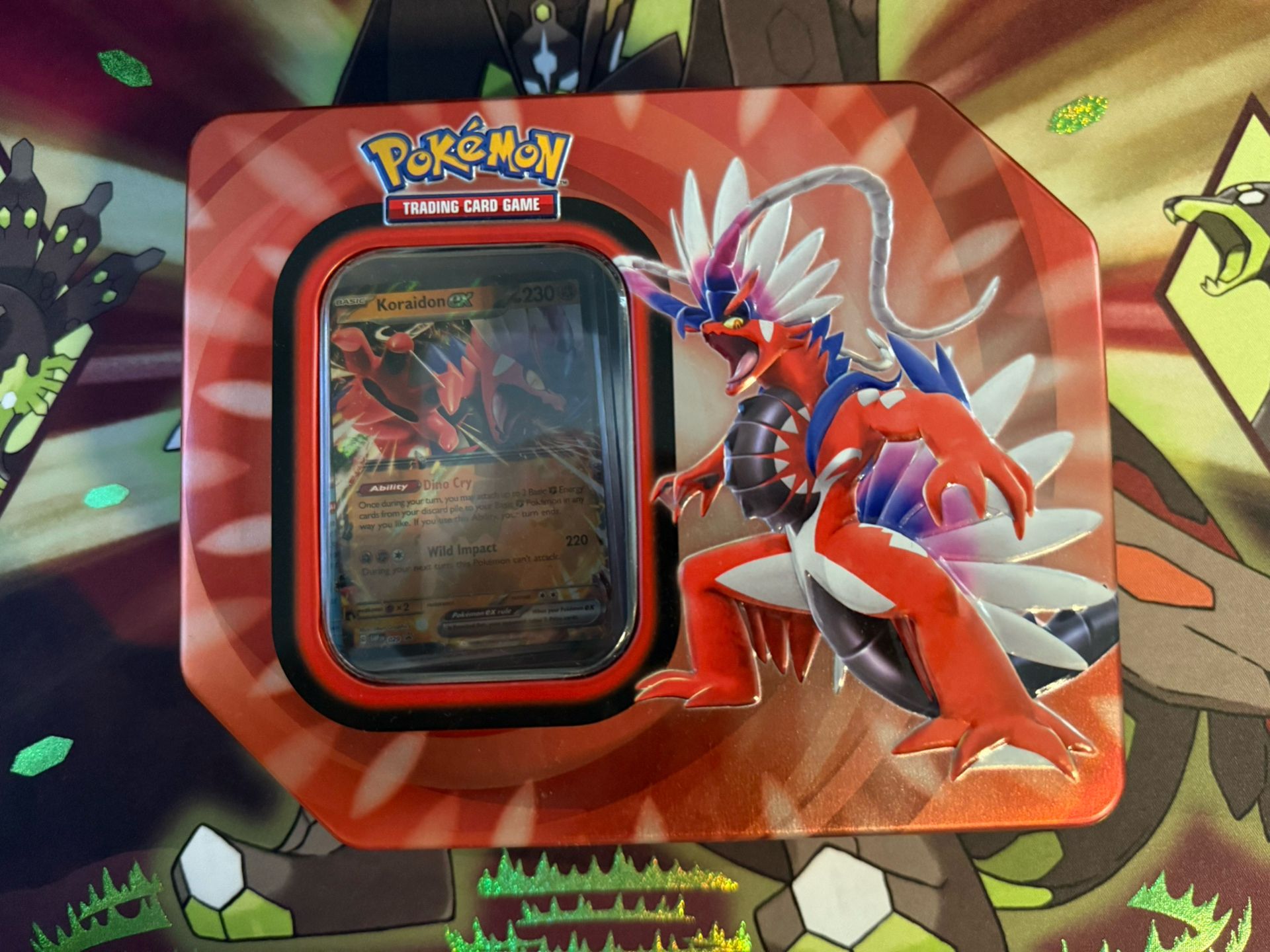 Koraidon Ex Promo & Koraidon Tin & Bulk Cards 