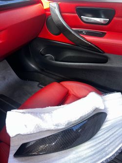 NEW Real Carbon Fiber BMW F30/F32 Interior Door Trim Panels