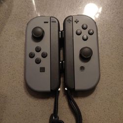 Nintendo Switch Black Joycon controllers