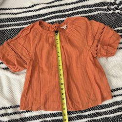 Orange Blouse
