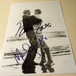 Autographs Peter Otoole (Deceased) And Mariel Hemingway Hand Signed Apx. 5x7 Photo 