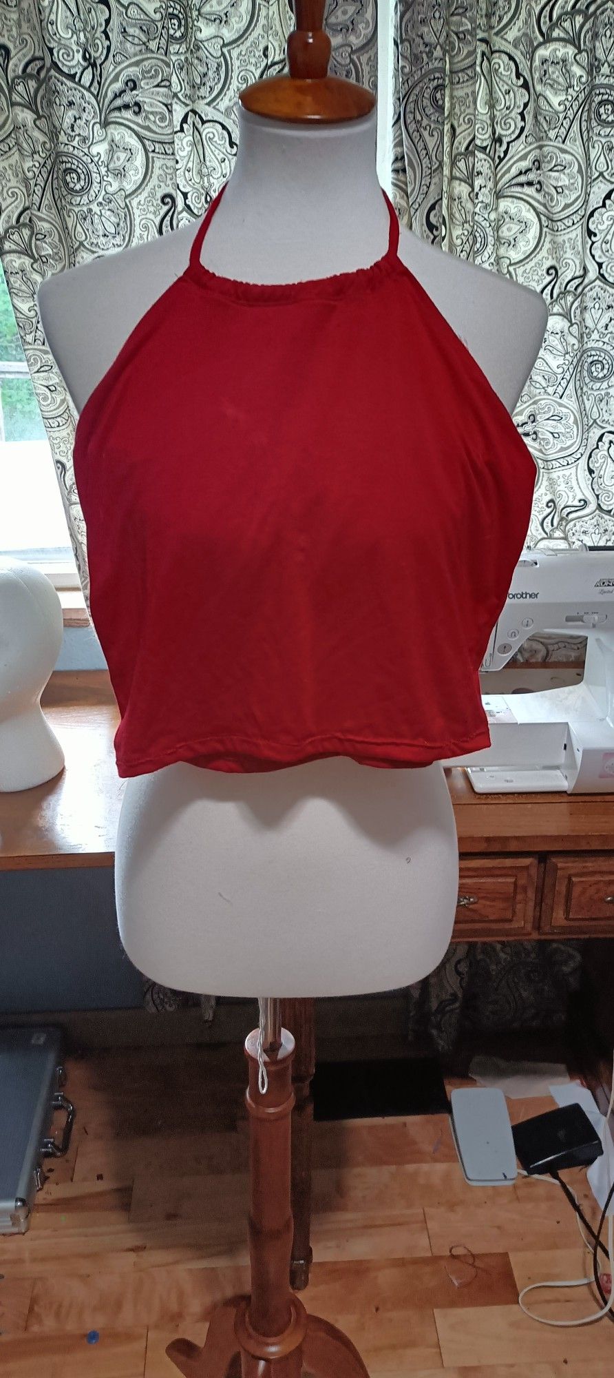 Red Halter Top Small