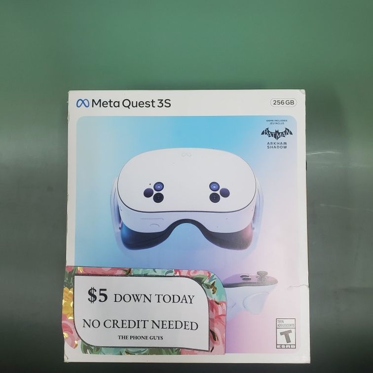 💥 Meta Quest 3S Deal – Just $299 or $1 Down! Includes Batman Game and 3-Month Meta Quest+ Trial with 1-Year Warranty