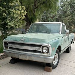 1970 Chevy C-20 With Original Build Sheet. Lots Of New Parts